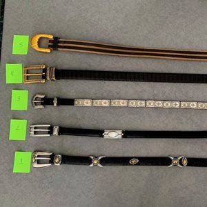 Women small Brighton Belts & Women small Carlisle Belts